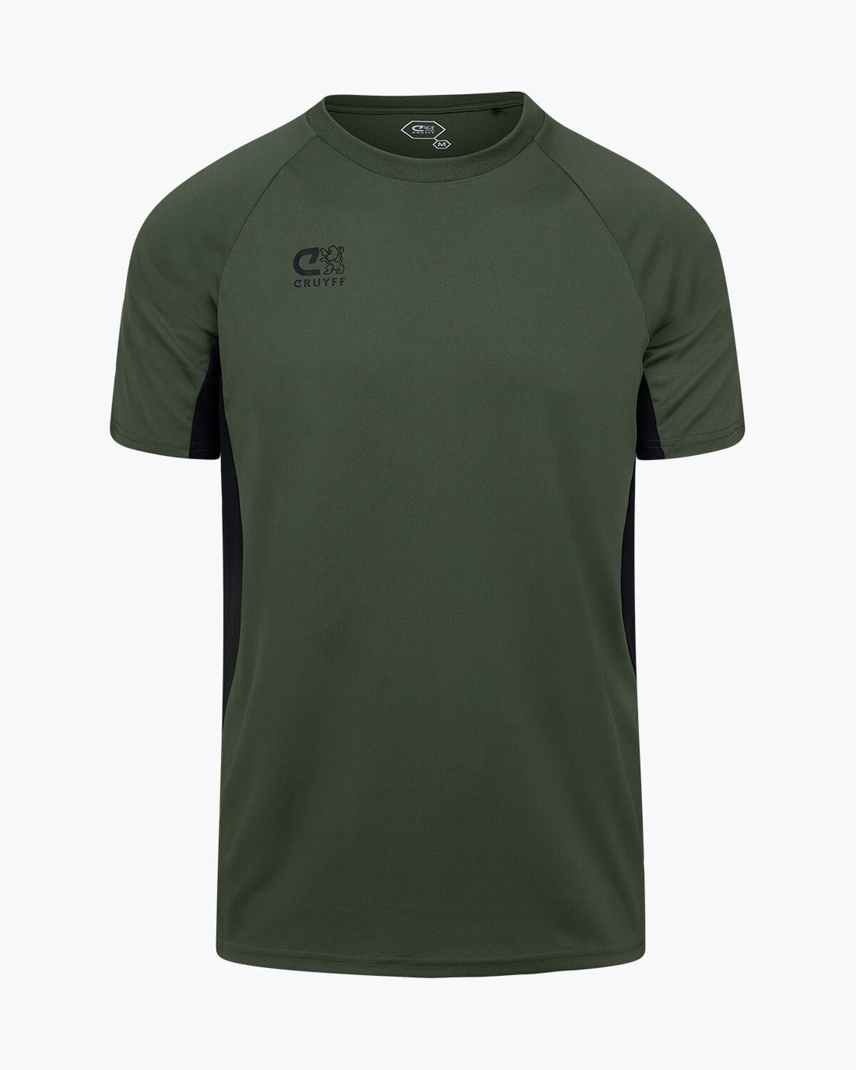 Cruyff Tech Turn Shirt Senior, Green/Black, hi-res