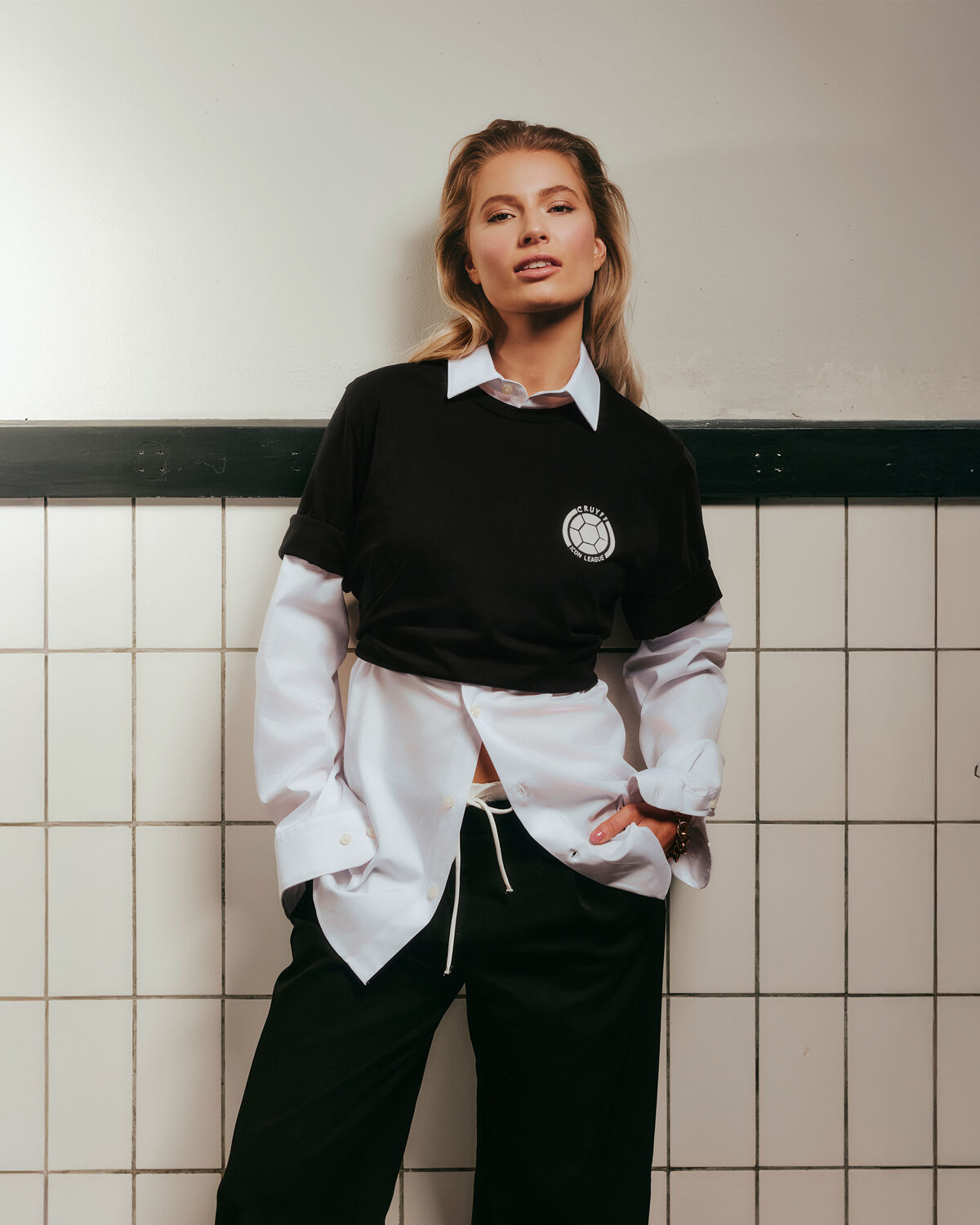 Team Cruyff Tee, Black, hi-res