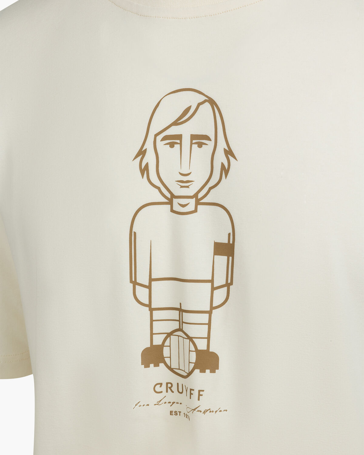 Cruyff Avatar Tee, White/Orange, hi-res