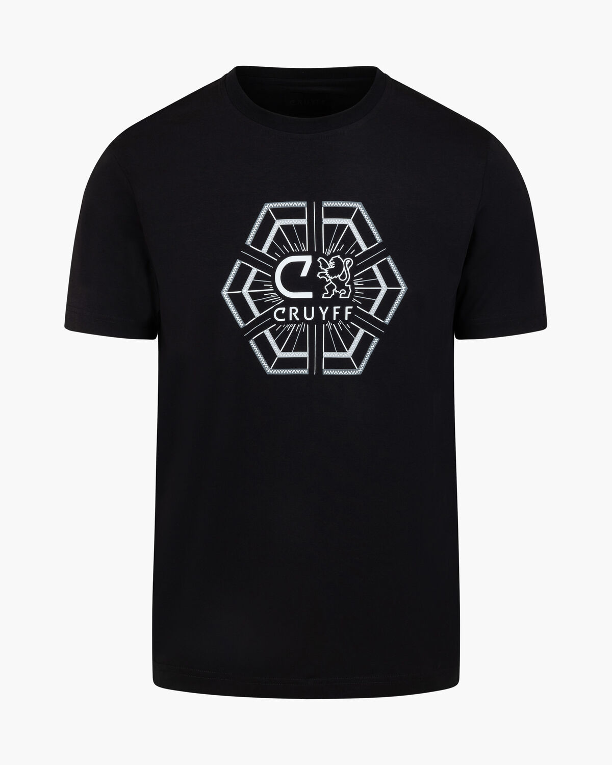 C-Lion Geo Tee, Black, hi-res
