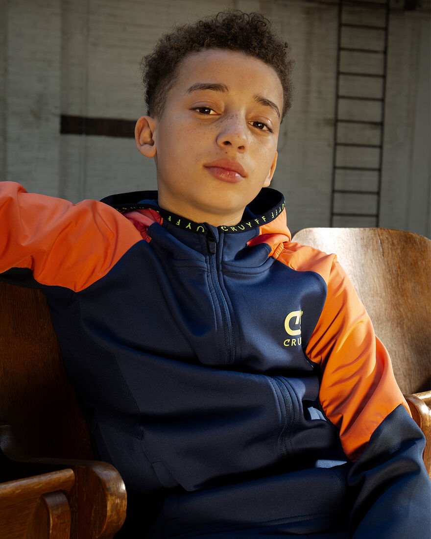 Pointer Suit, Navy/Orange, hi-res