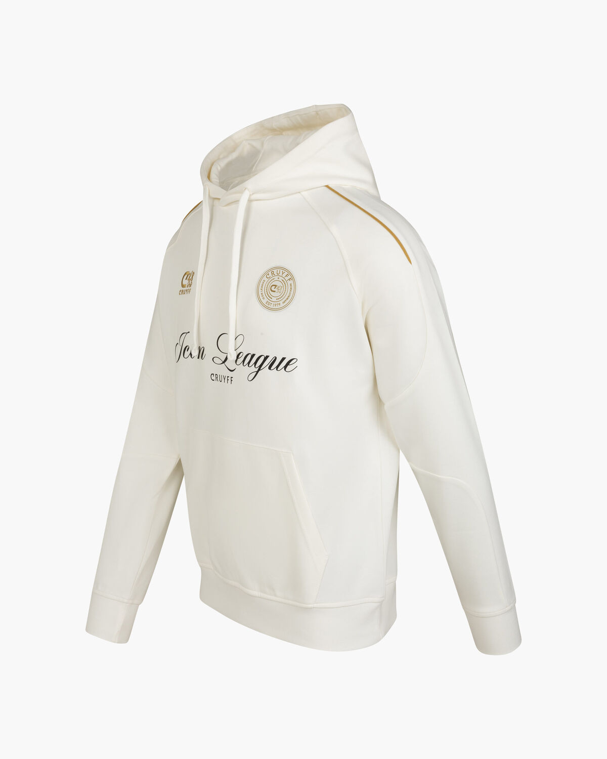 Icon League Hoodie, White/Orange, hi-res
