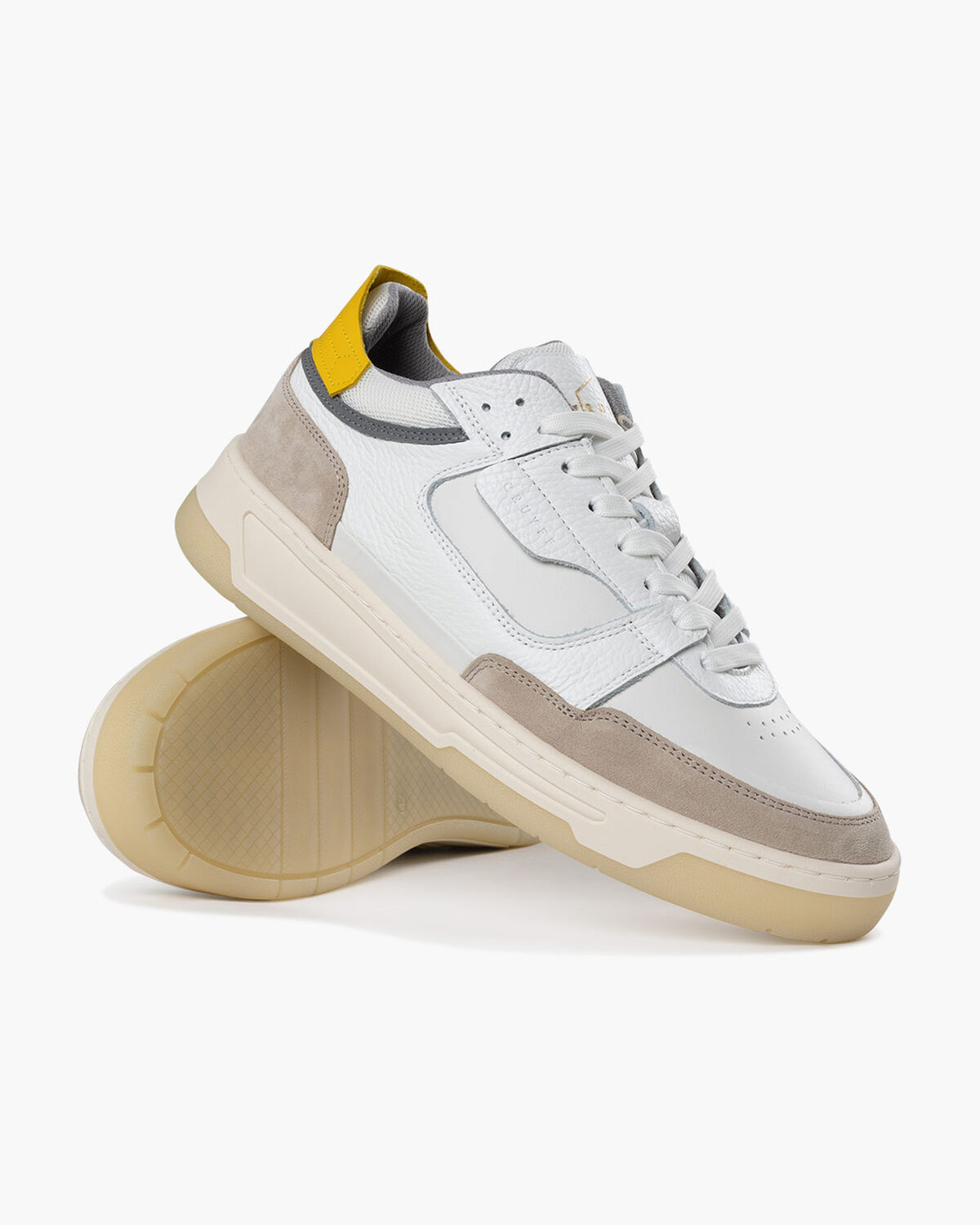 Nemes Mid - Soft Nappa/Suede, White/Yellow, hi-res