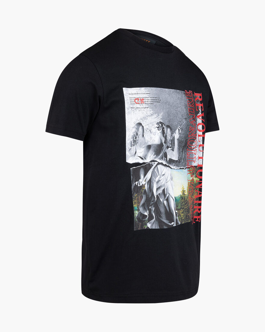 Angeles Tee  - 95% Cotton / 5% Elastane, Black, hi-res