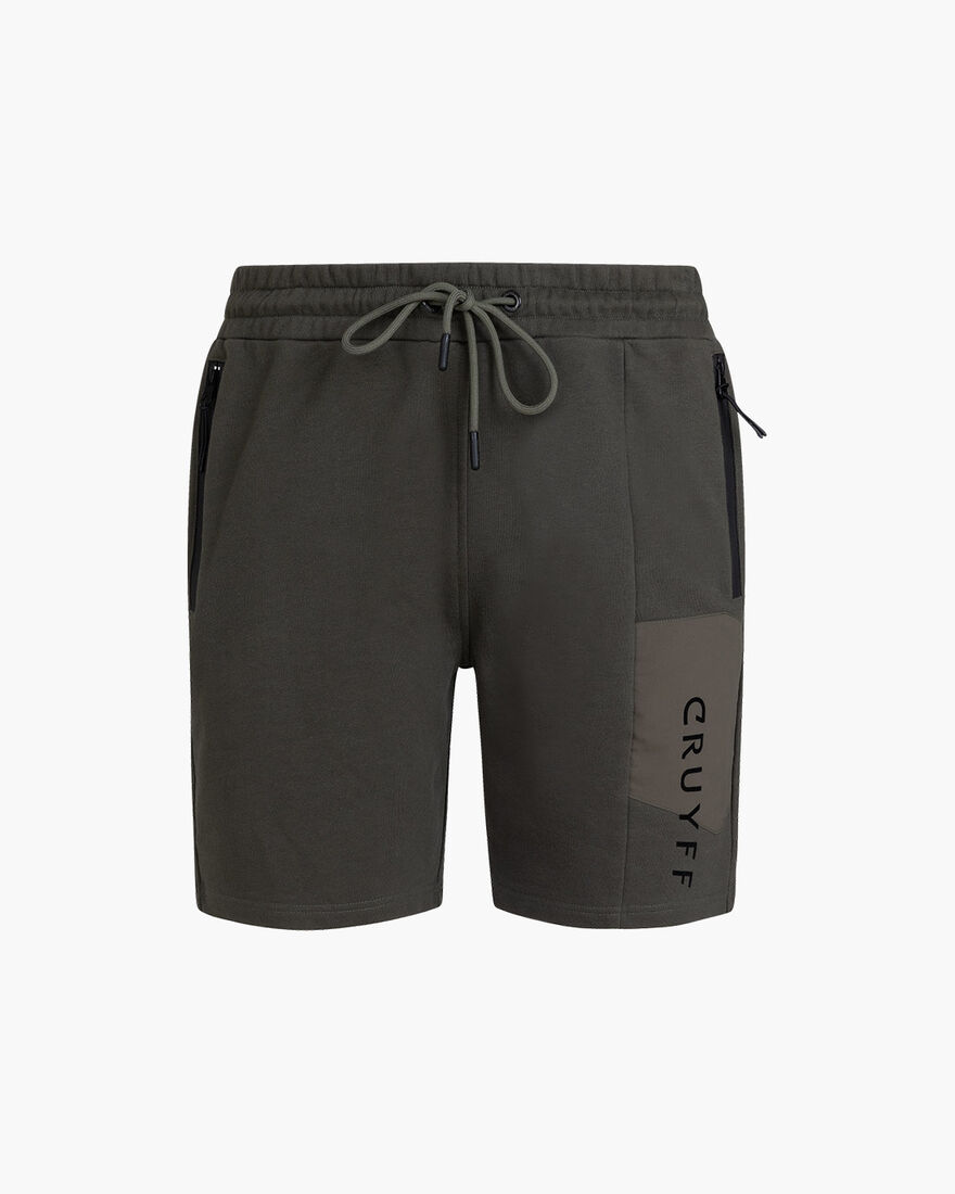 Quinn Short - 100% Cotton, Army green, hi-res