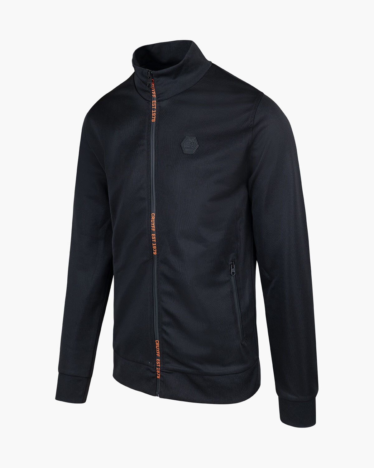 Rafael Track Top - 65%Polyester 35%Cotton, Black, hi-res