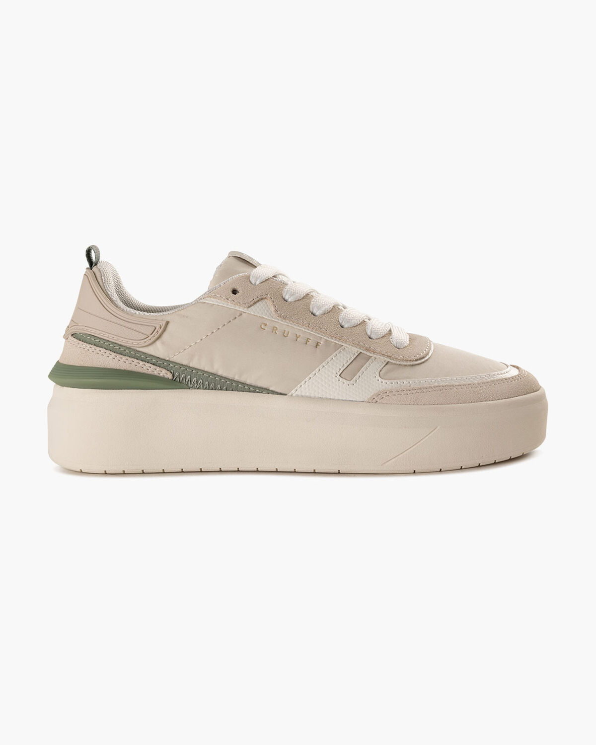 Cambria - Suede/Nylon, White/Green, hi-res