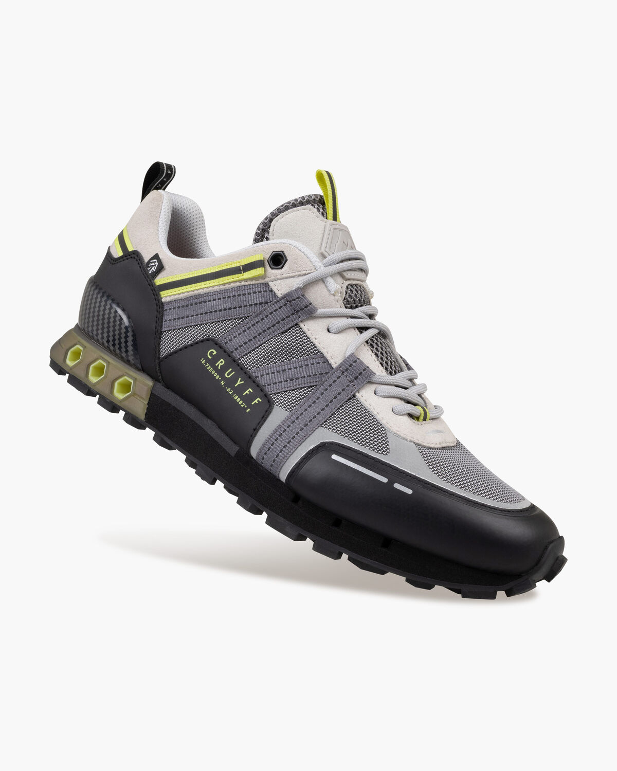 Interlace Hex-Tech // Montserr, Grey/Yellow, hi-res
