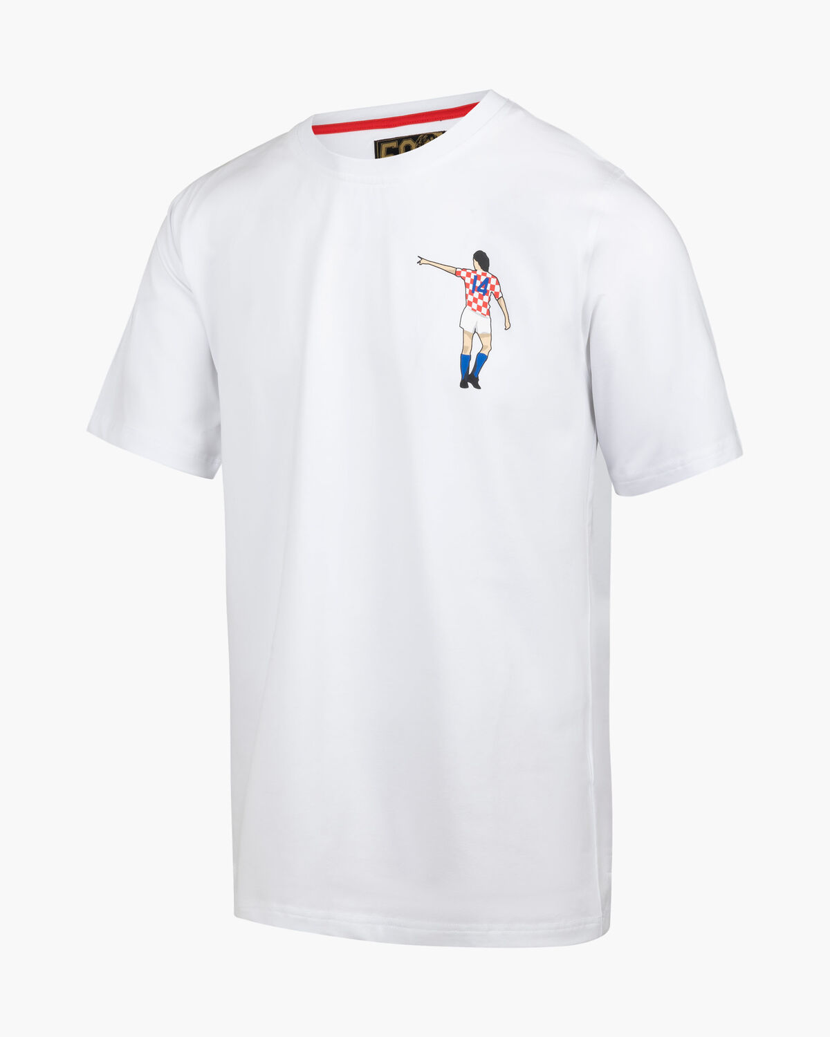 Dos Rayas Graphic Tee, White/Red, hi-res