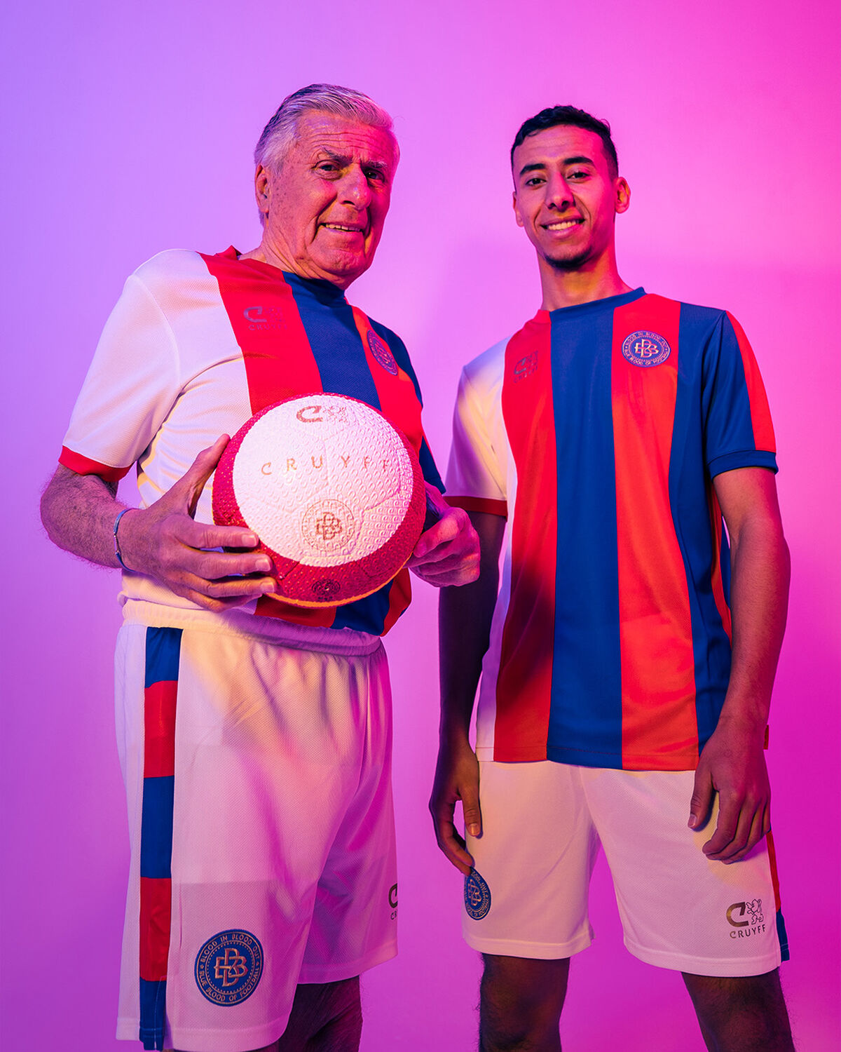 Cruyff Bibo - El Flaco Shirt, White/Red, hi-res