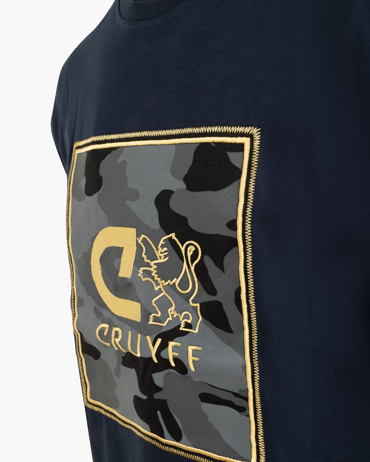 Kamuflaza tee, Blue/Gold, hi-res