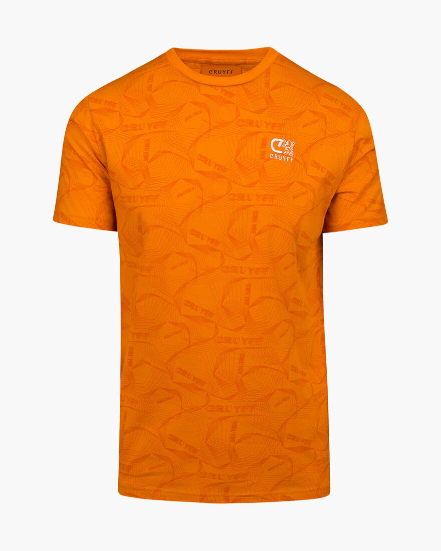Aleix SS Tee - Mint - 100% cotton, Orange, hi-res