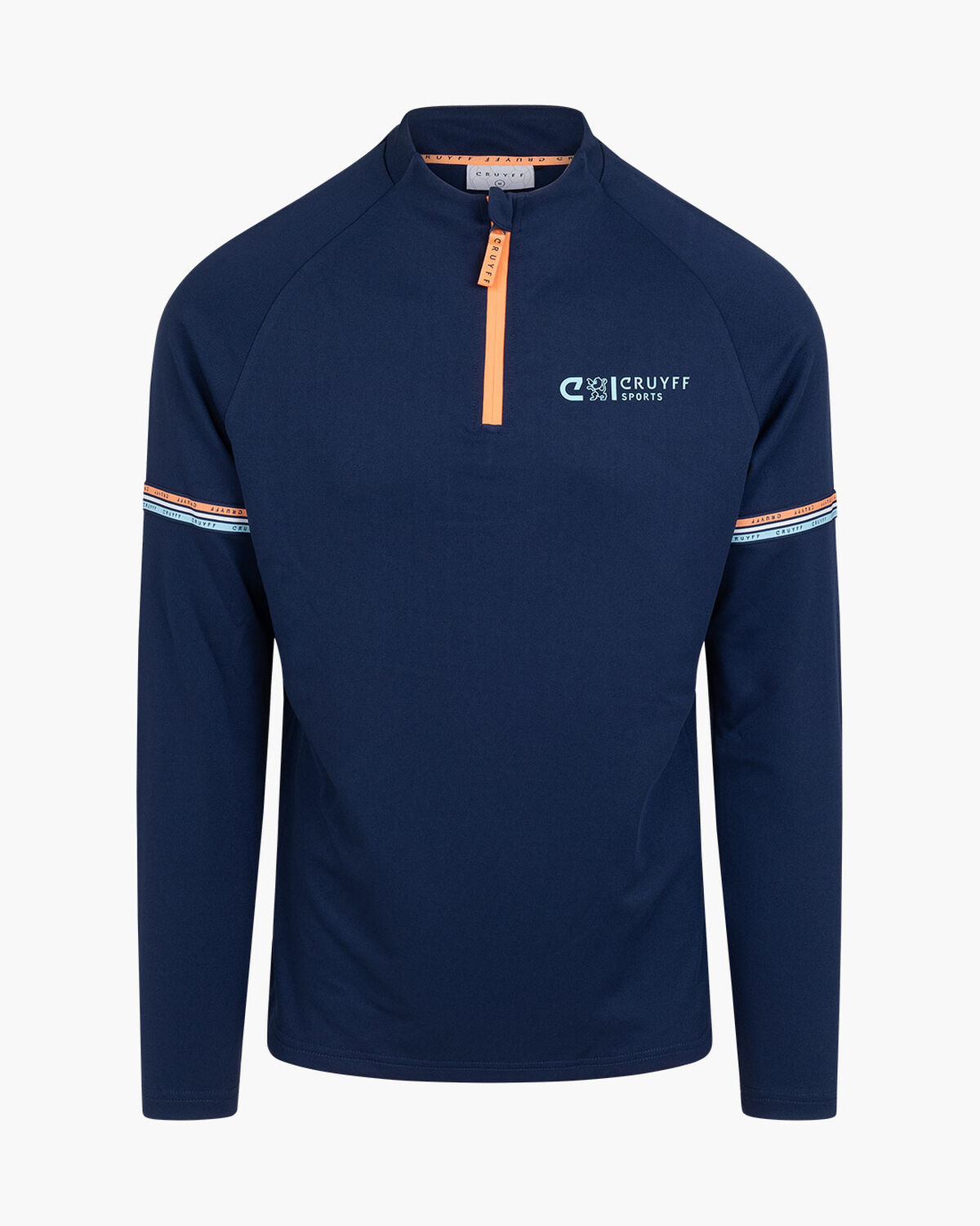 Slide Half-Zip - 100% Polyester, Blue, hi-res