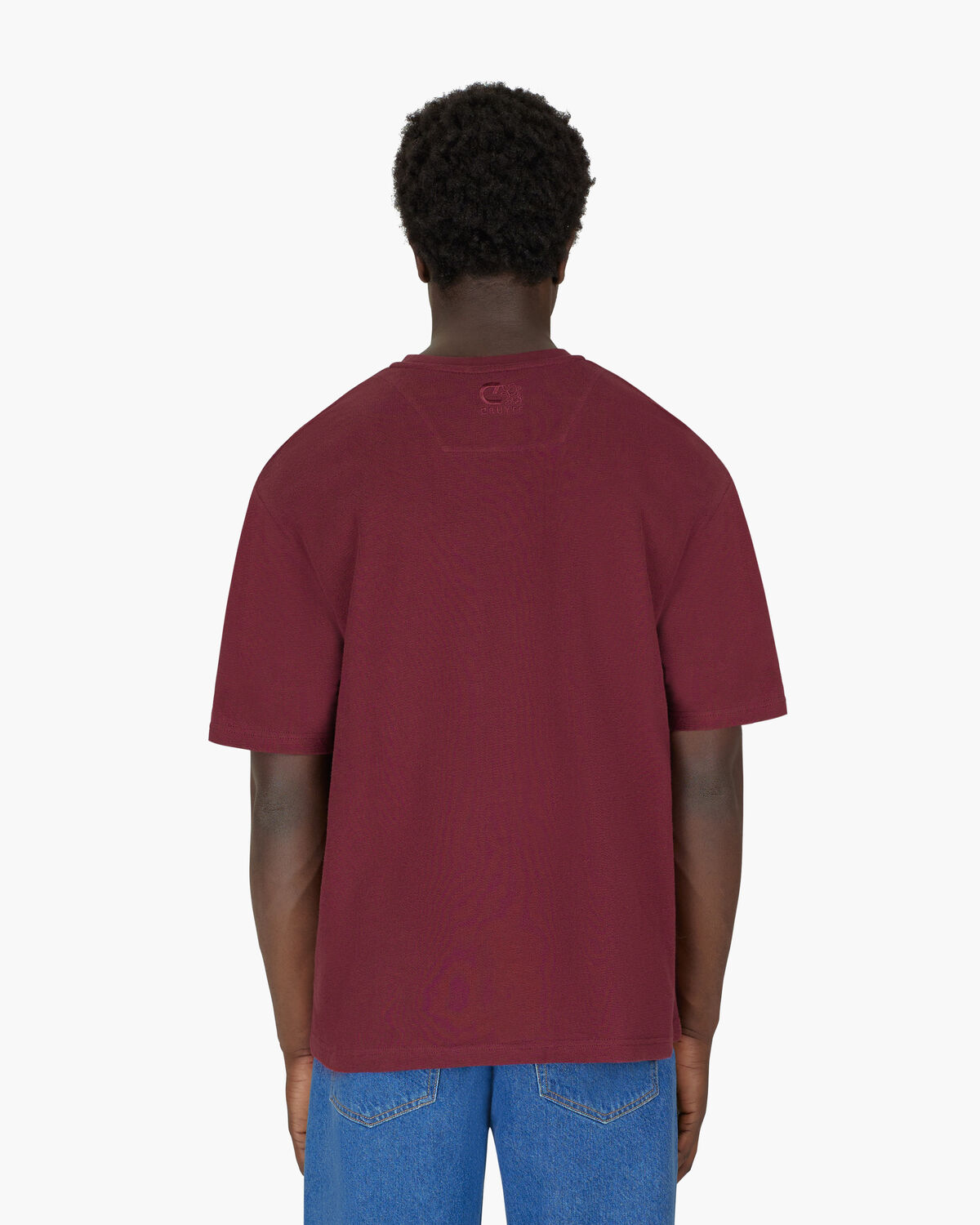 Retro Badge Tee, Wine, hi-res