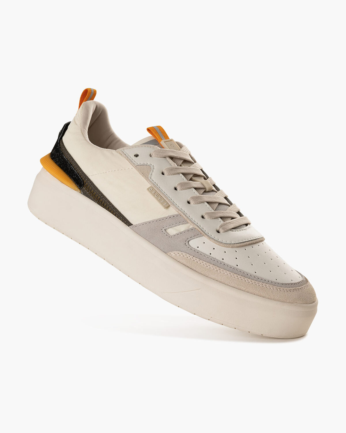 Cambria - Soft Leather/Crepe Nylon/Suede, Off white, hi-res