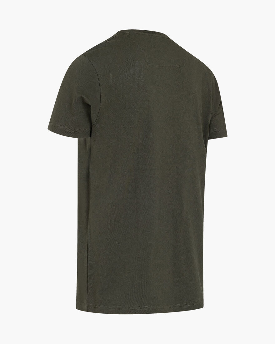 Camo Tee - 95% Cotton / 5% Elastane, Green, hi-res