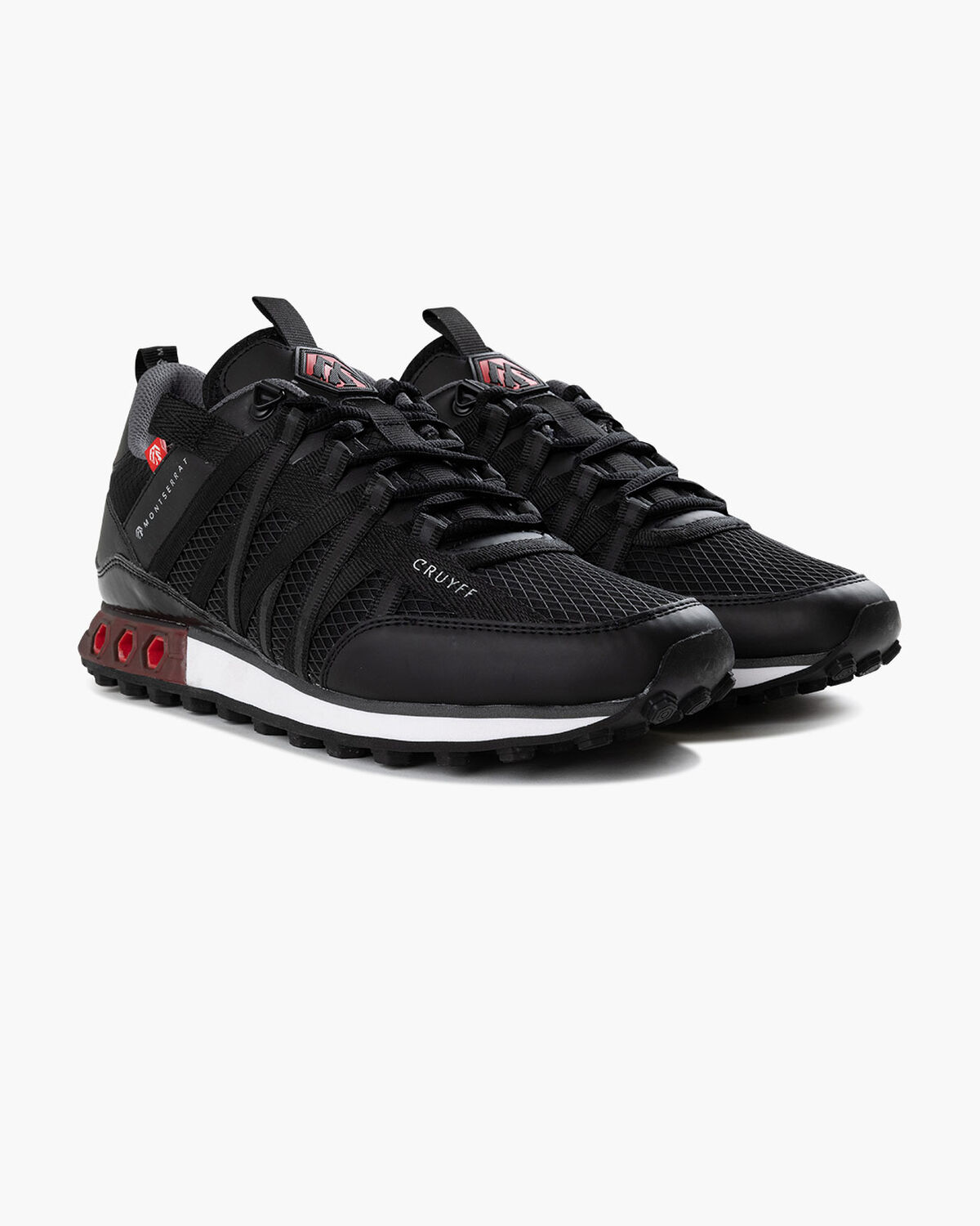 Fearia \\ Montserrat - Rubber Mesh/Matt, Black/Red, hi-res