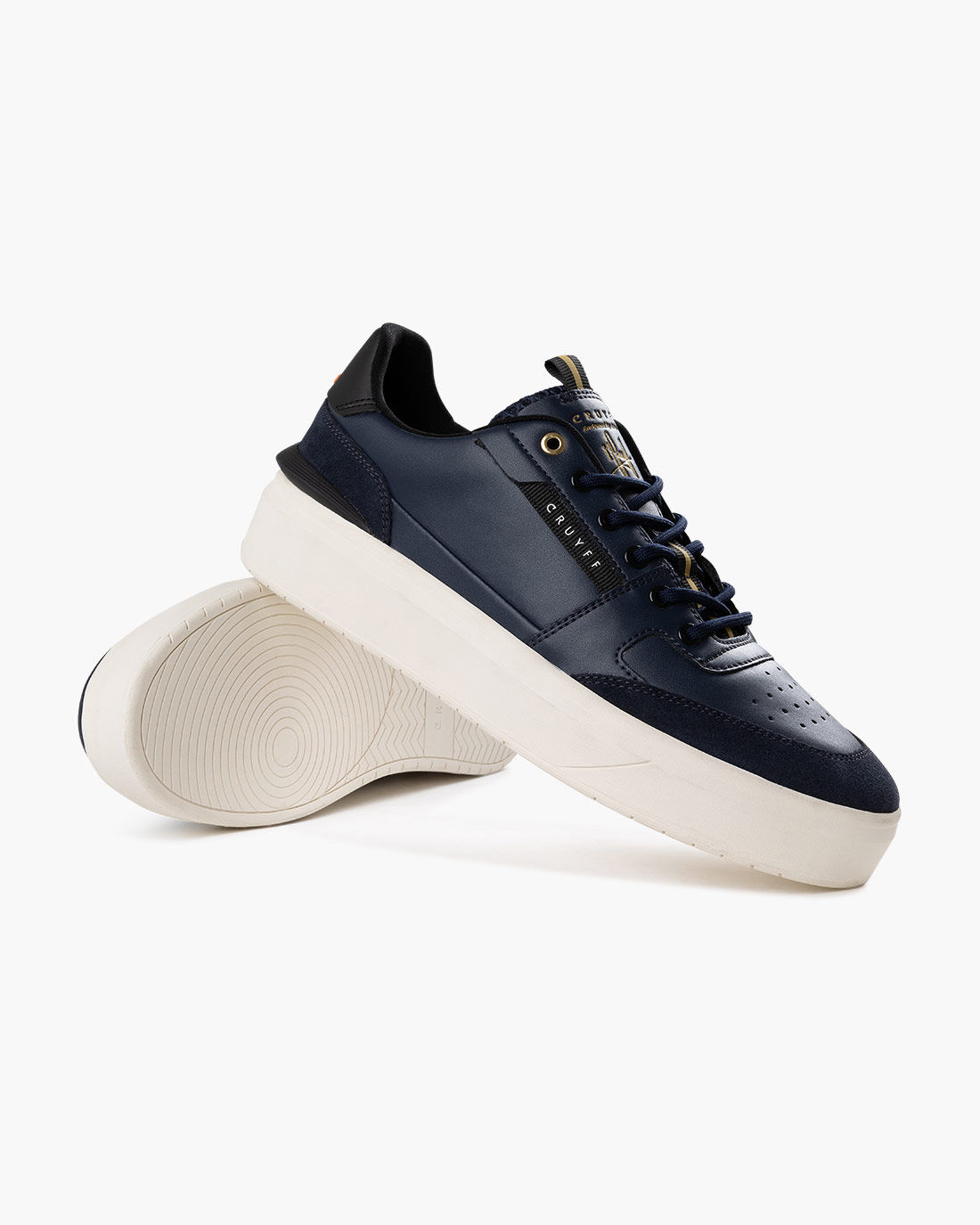 Cruyff leather trainers sales