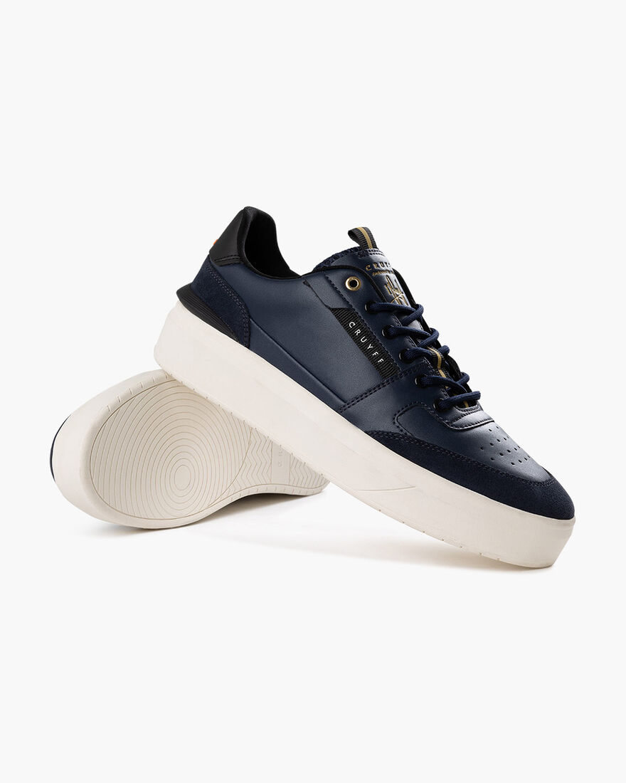 Endorsed Tennis - Soft Leather/Suede, Navy, hi-res