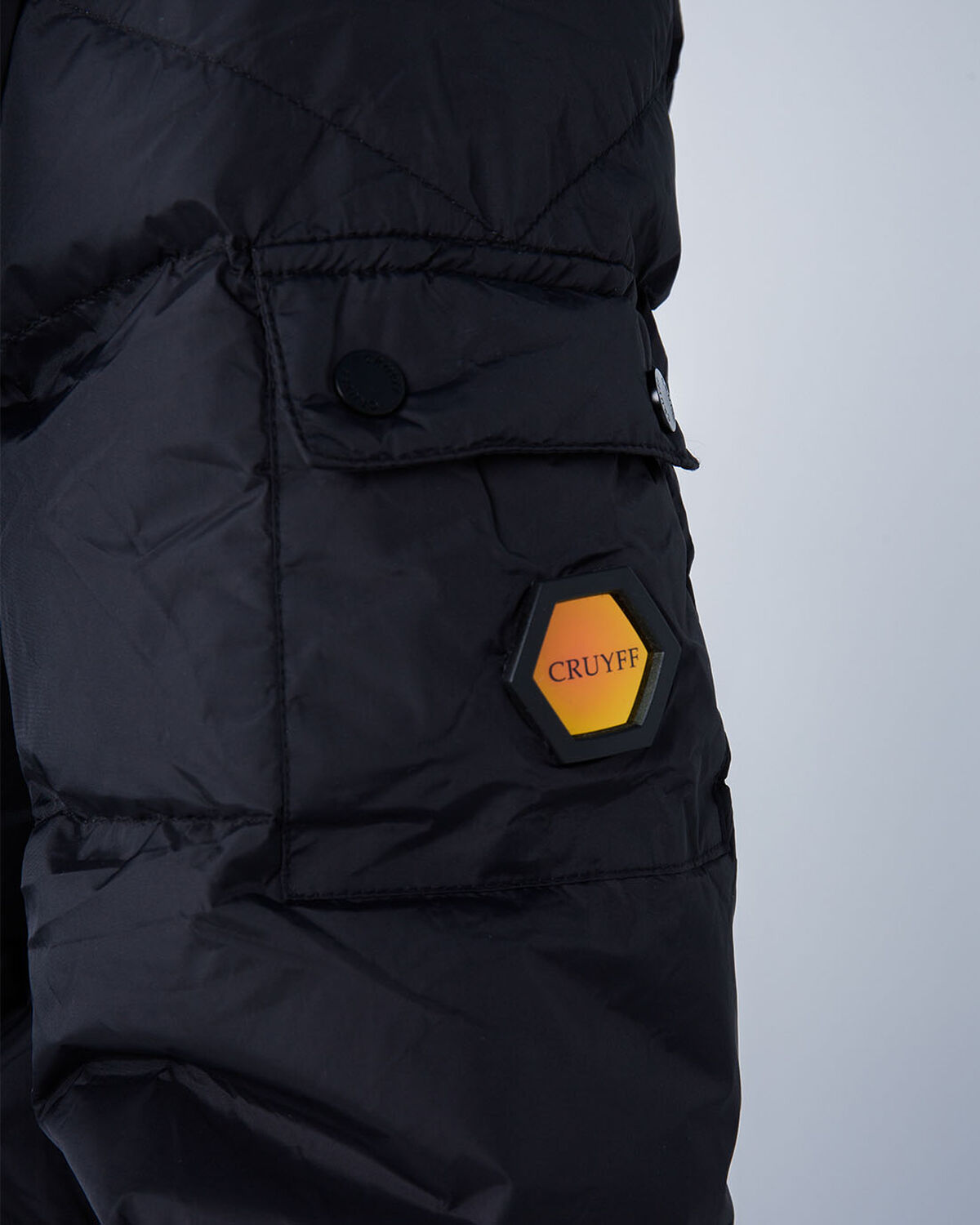 Galvez Quilted Jacket, Black, hi-res