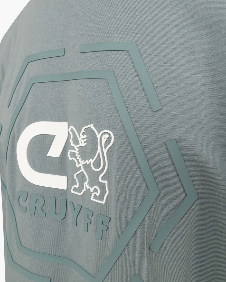 Kane Tee - 95% Co 5%Ea, Lead Blue, hi-res