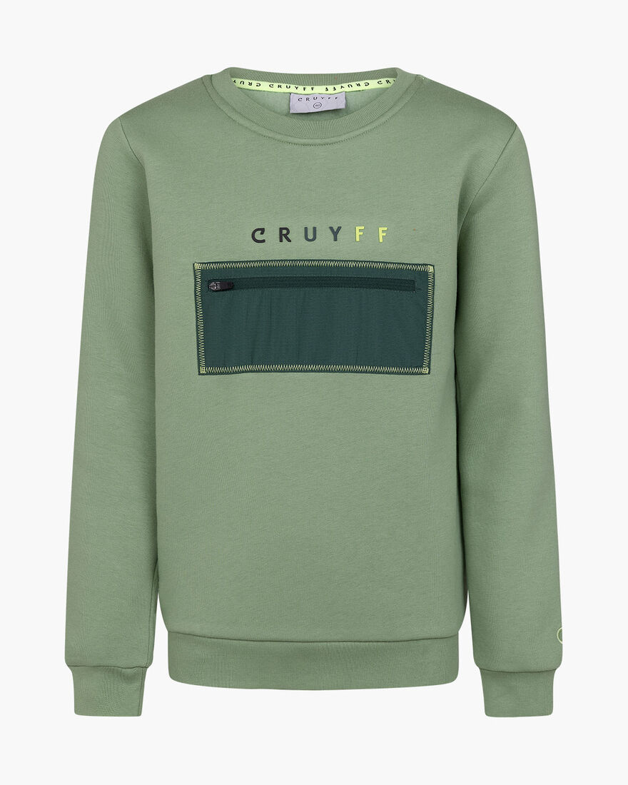 Clipper Suit Crewneck, Green, hi-res