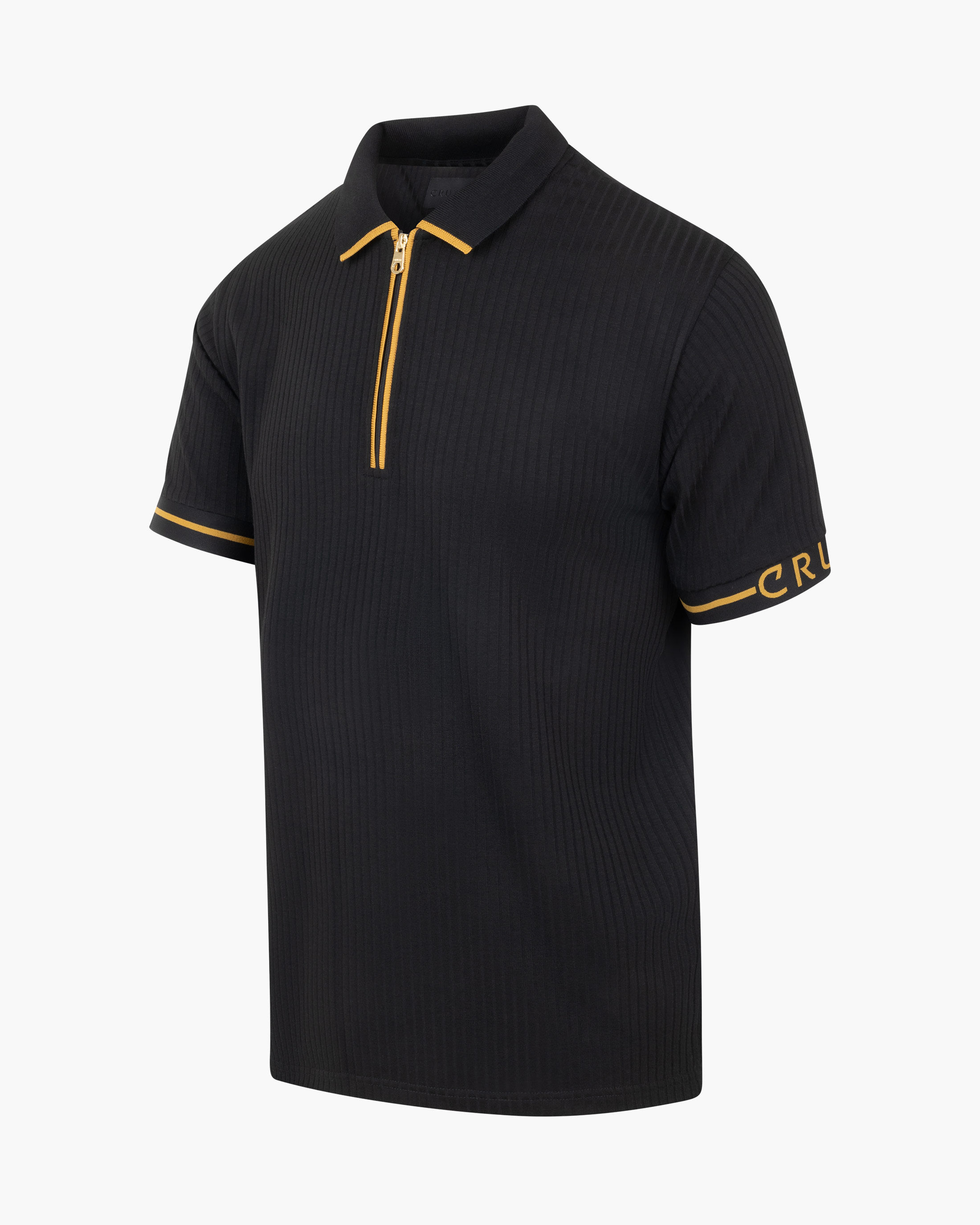 Black and gold polo sweater clearance