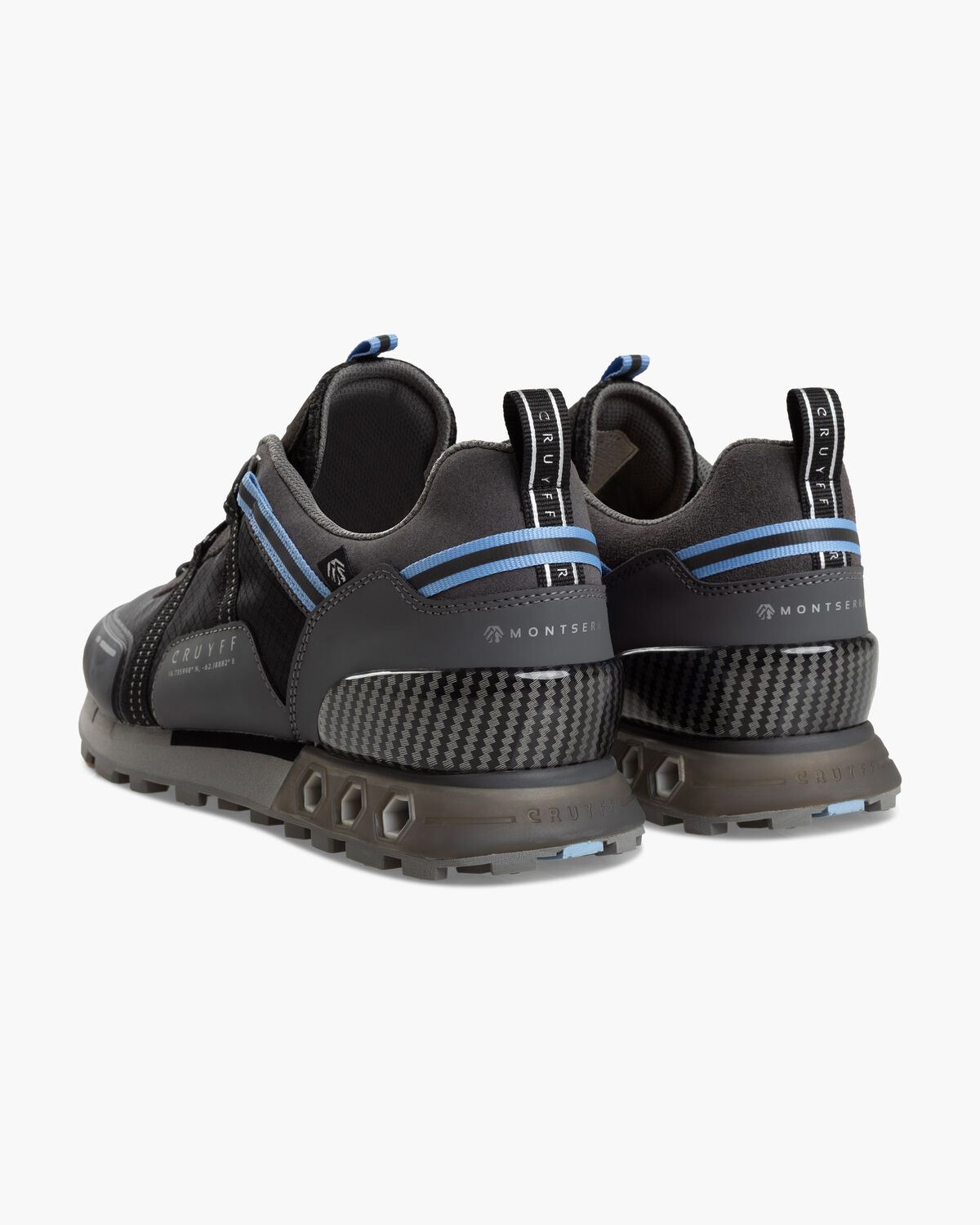 Interlace Hex-Tech // Montserr, Grey/Blue, hi-res