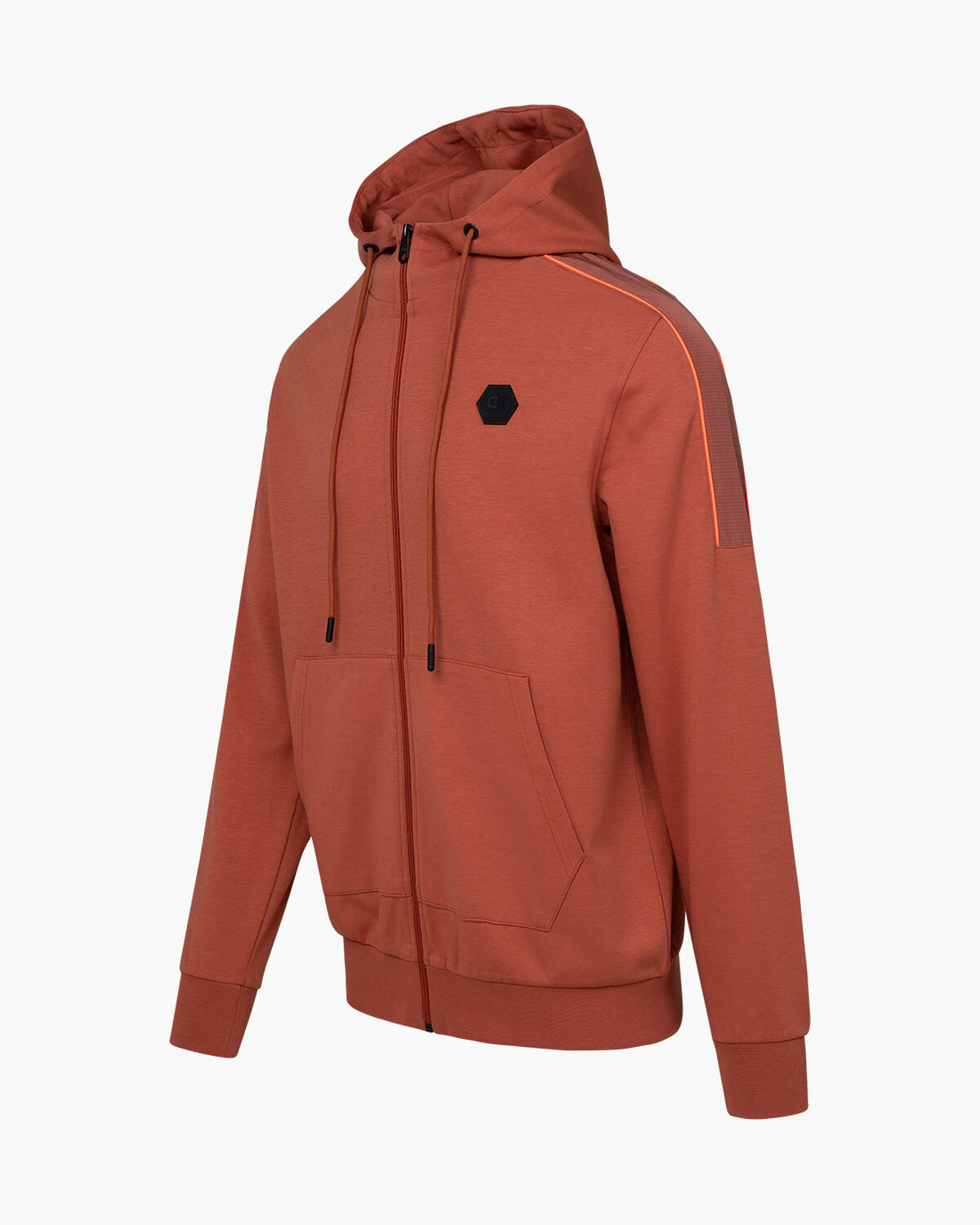 Aiden Track Top - 80% Cotton 20 % Polyester, Desert Brown, hi-res