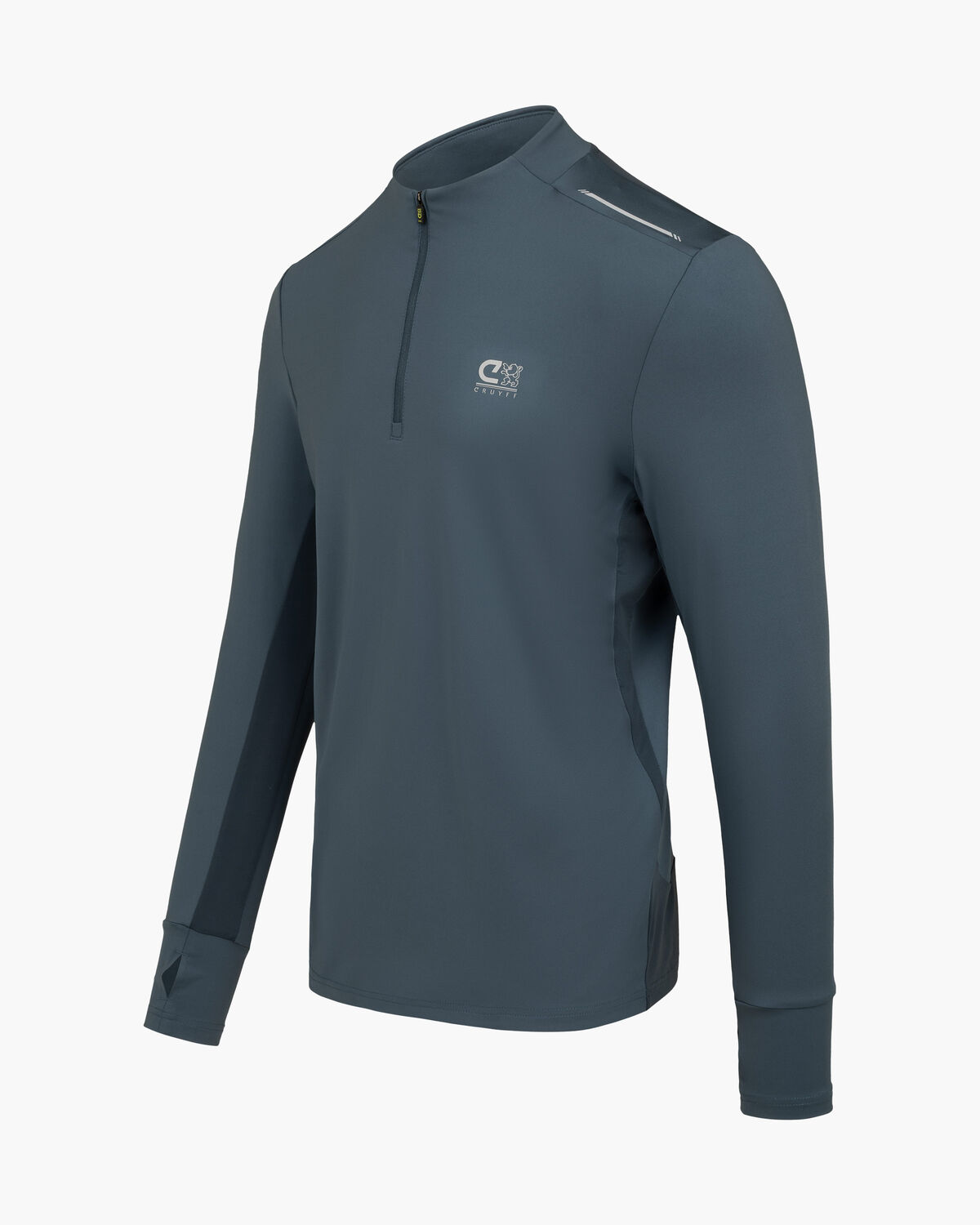 Ametrine 1/4 Zip Top, Dark grey, hi-res