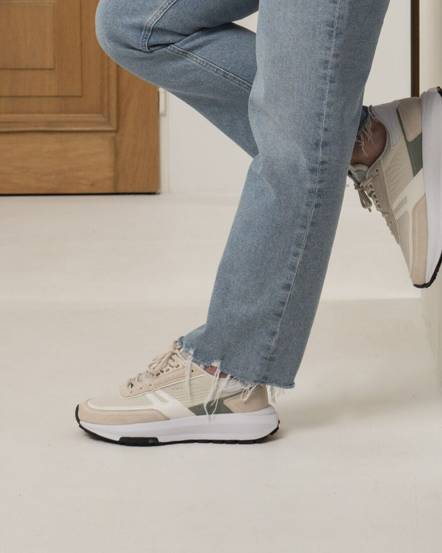 Ambruzzia - Suede/Nylon, White/Green, hi-res