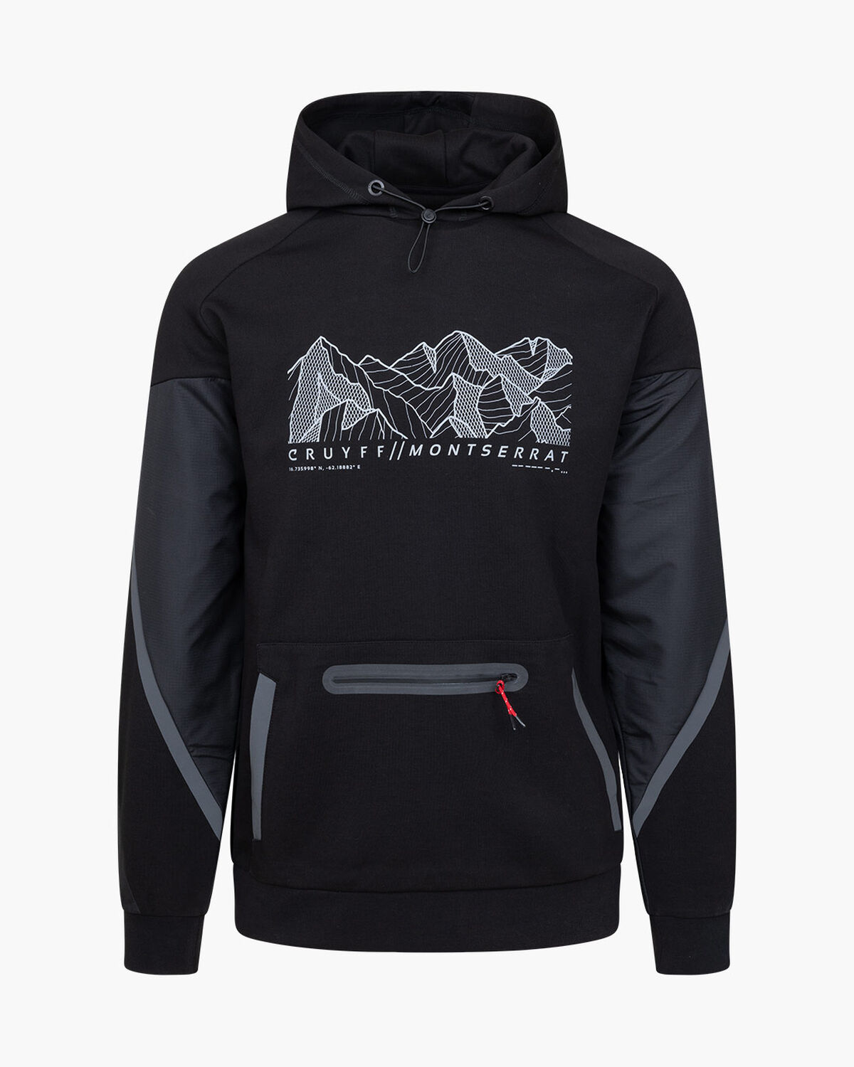 Montserrat Hoodie - Polyester / Cotton, Black, hi-res
