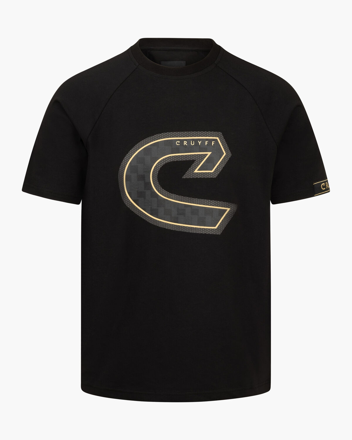 C-Tee, Black/Gold, hi-res