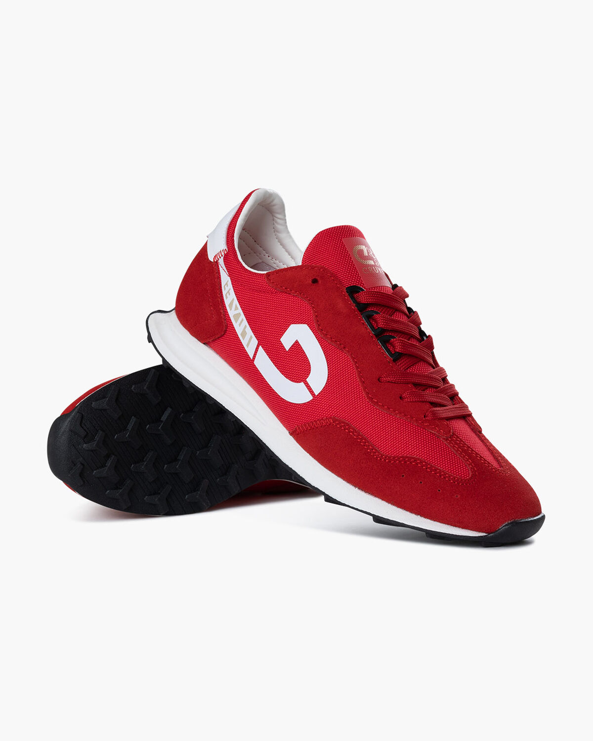Londra Walk - Suede/Nylon, Red, hi-res