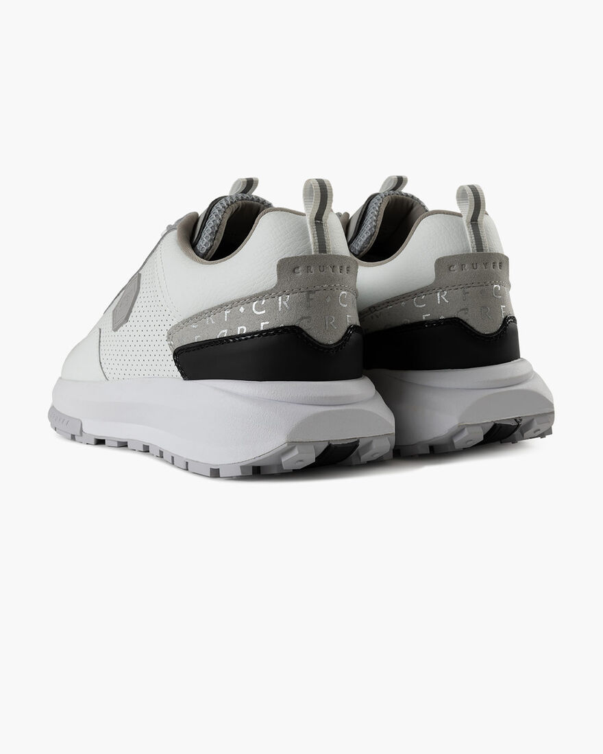 Subutai - Perforated Soft Leather/Tumbled, White/Silver, hi-res