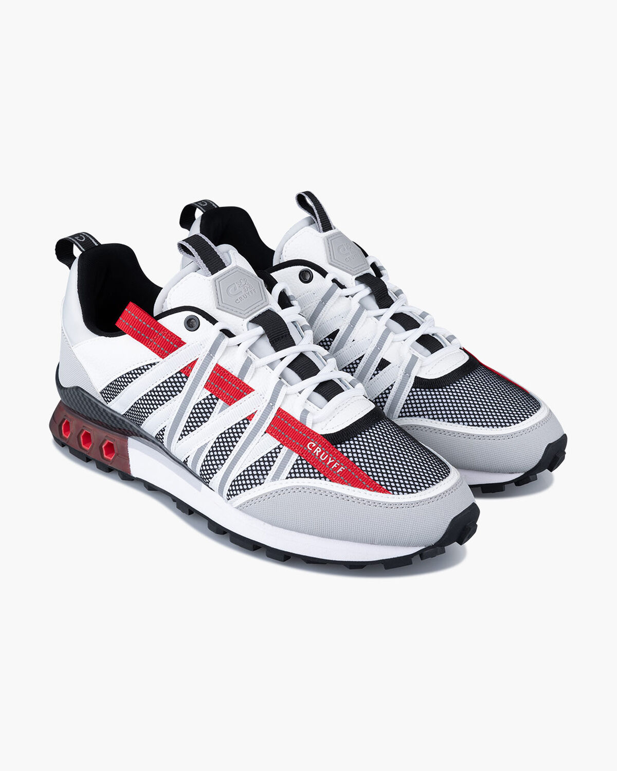 Fearia Hex - Tech, White/Red, hi-res