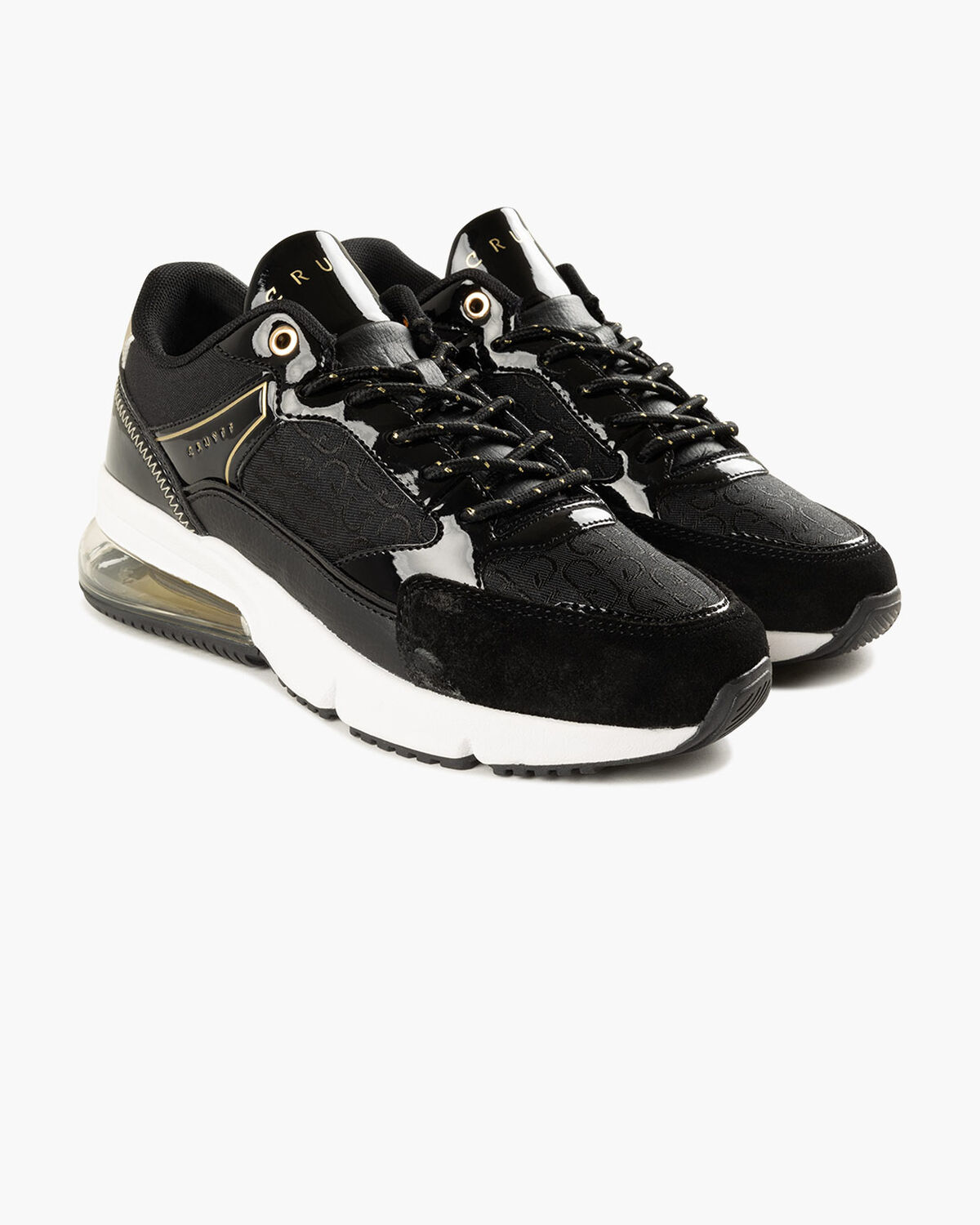 Diamond Lux - Tumbled/Textile/Patent, Black, hi-res