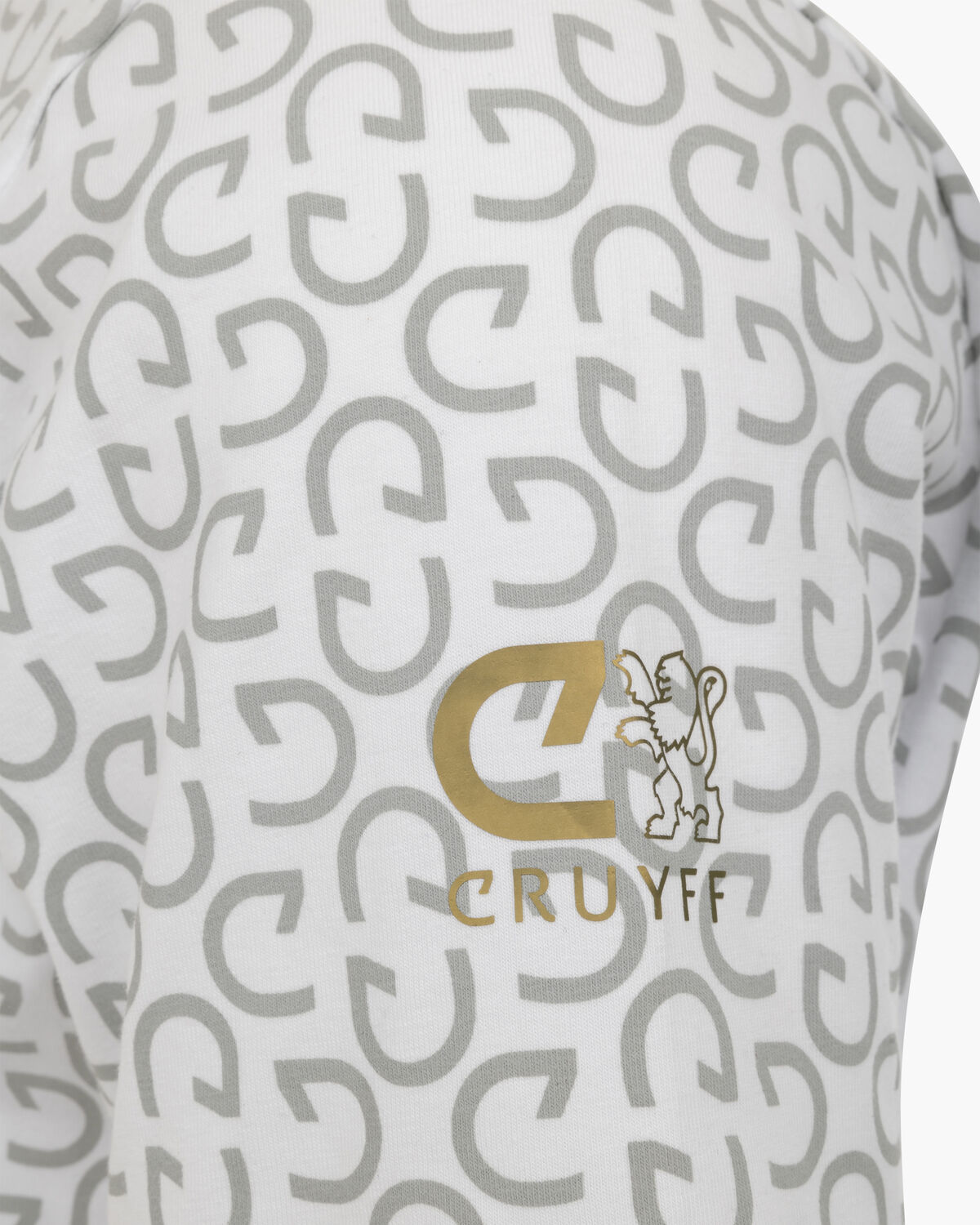Tyron Tee, White/Gold, hi-res