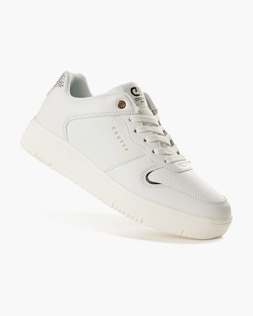 Indoor Royal - Tumbled/Soft Grain + Perf., White/Black, hi-res