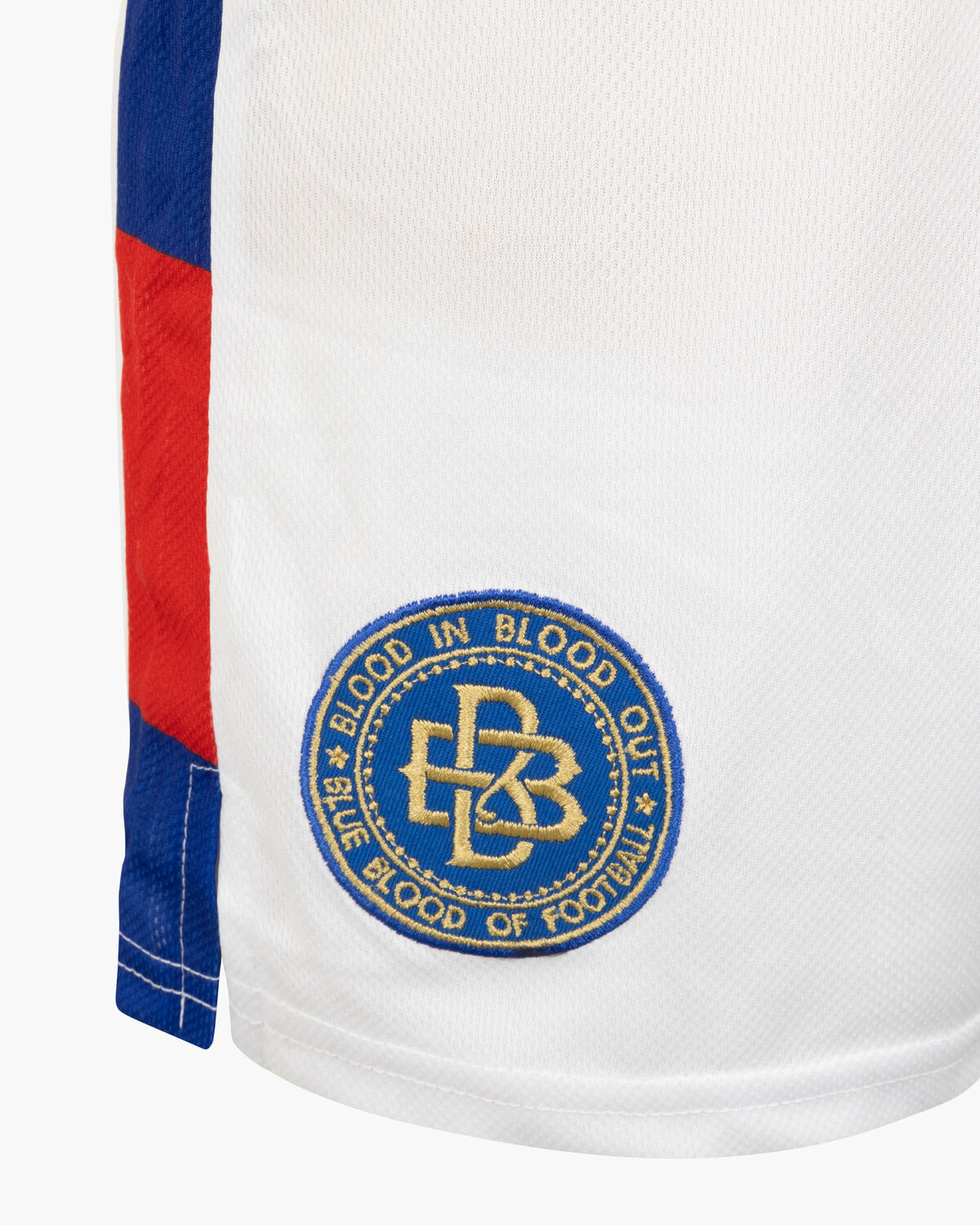 Cruyff Bibo - El Flaco Short, White/Red, hi-res