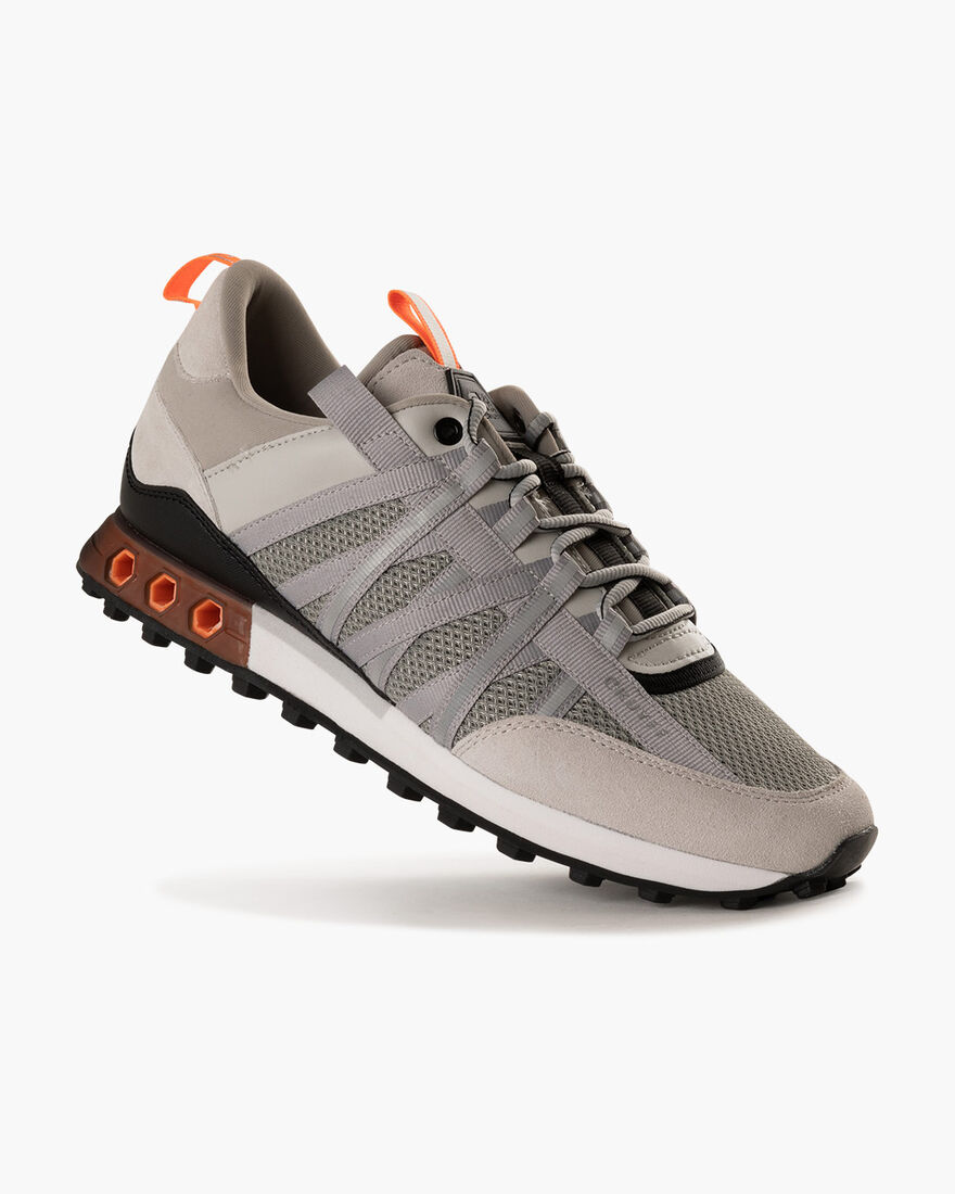 Fearia Hex - Titanium Mesh/Suede, Grey/Orange, hi-res