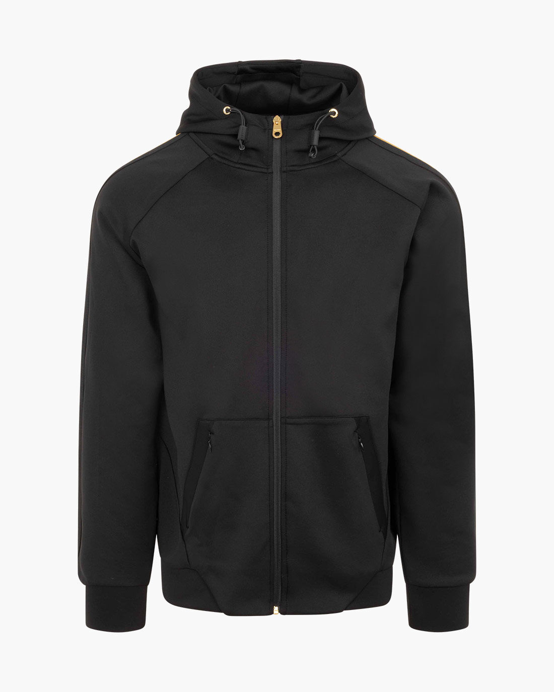 Plain black shop track top