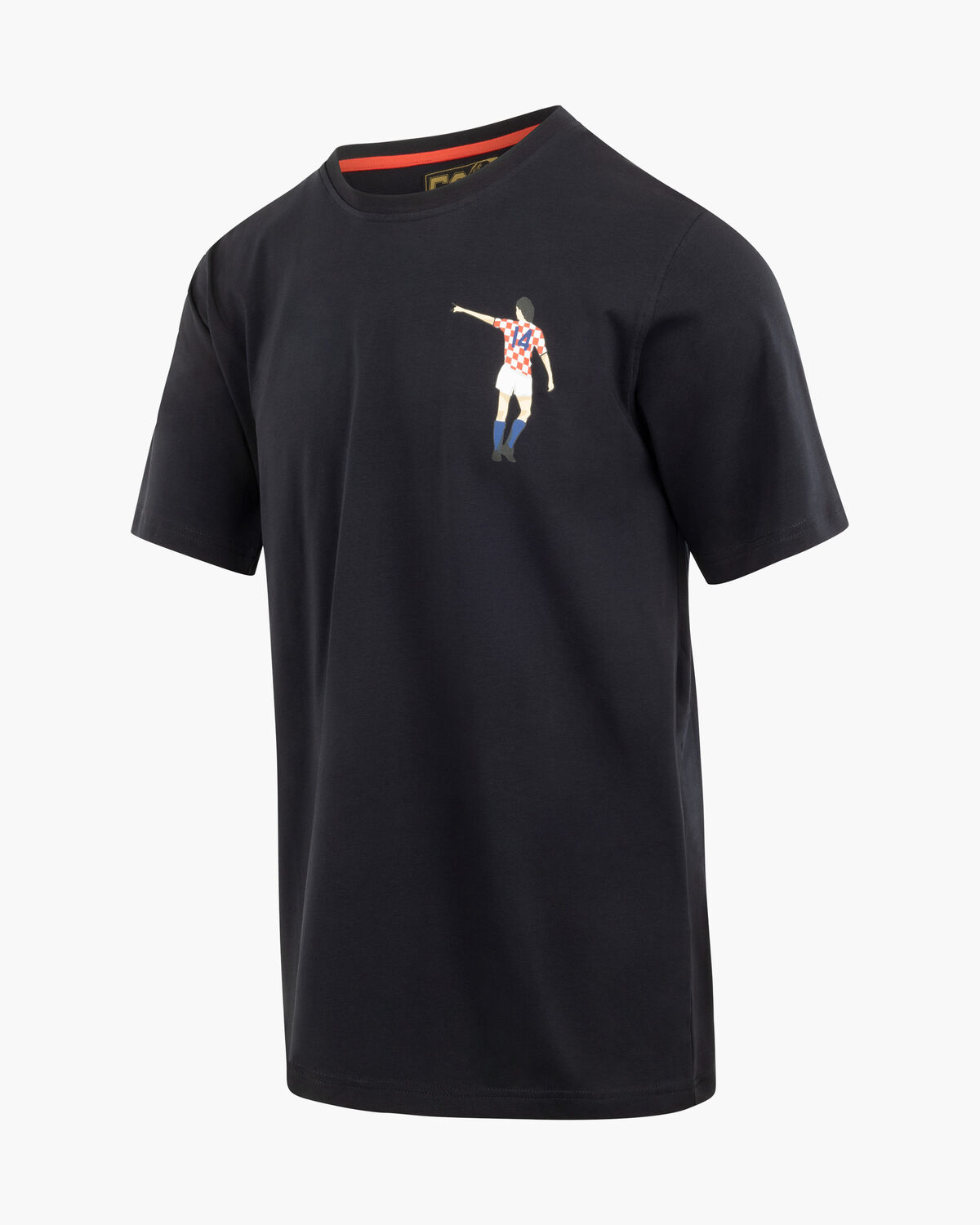 Dos Rayas Graphic Tee, Navy/Red, hi-res