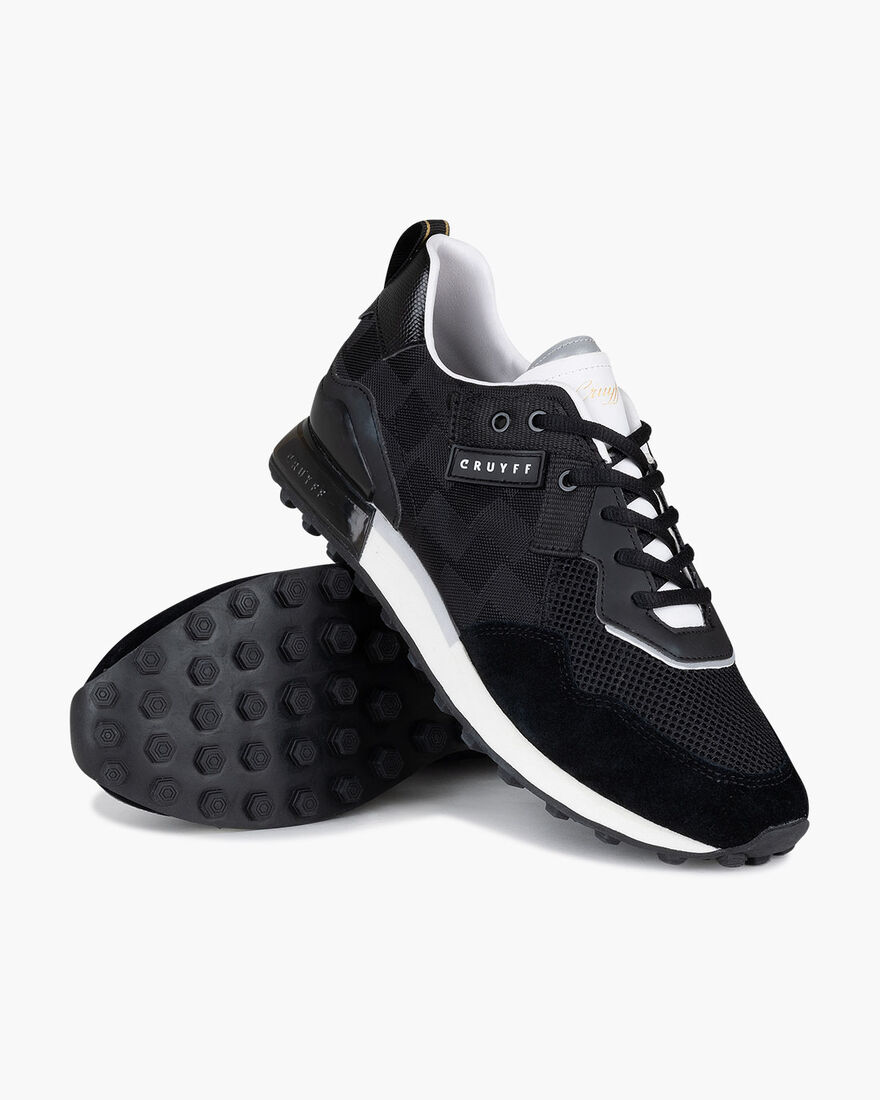 Superbia - Teknit Mesh/Suede, Black/Gold, hi-res