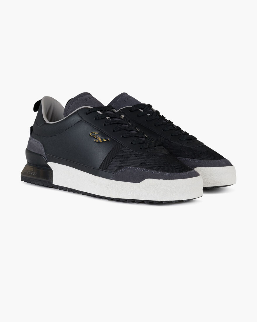 Contra - Soft Leather/Teknit Mesh, Black/Gold, hi-res
