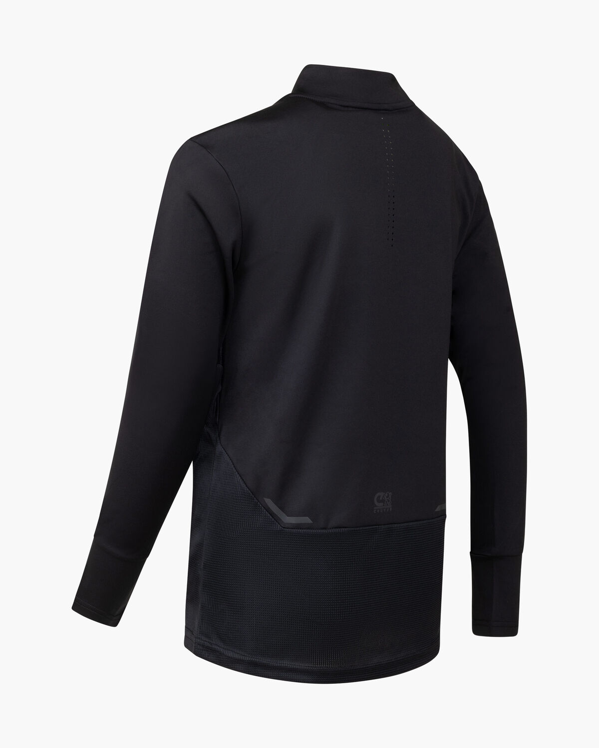 Metabolic 1/4 Zip LS Top, Black, hi-res