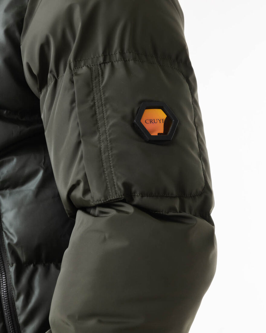 Aneto Bomber - Recycled Polyester, Green, hi-res