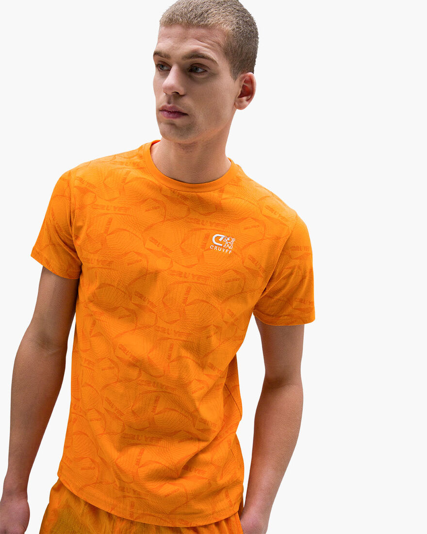 Aleix SS Tee - Mint - 100% cotton, Orange, hi-res
