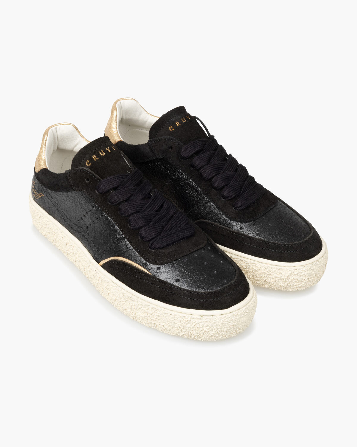 Monumental-Met. Leather/Suede, Black/Gold, hi-res