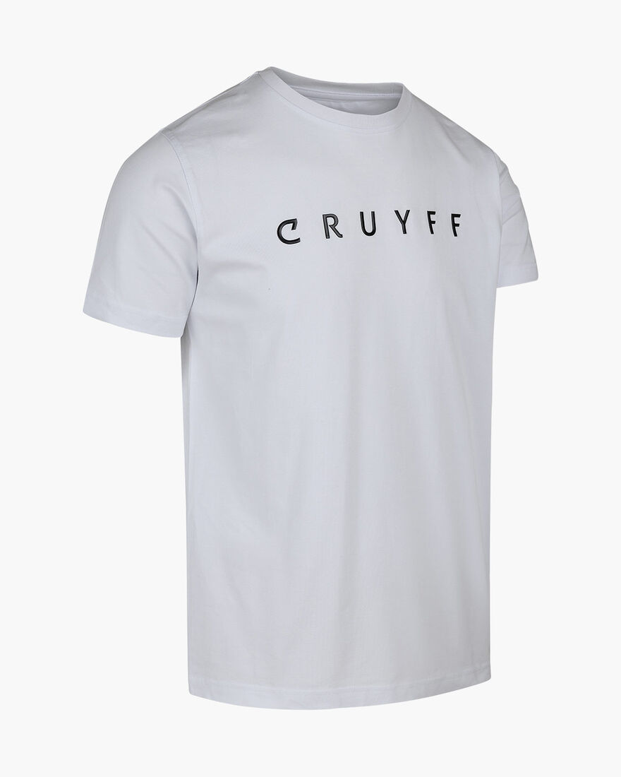 Camillo Tee - 95% Cotton / 5% Elastane, White, hi-res